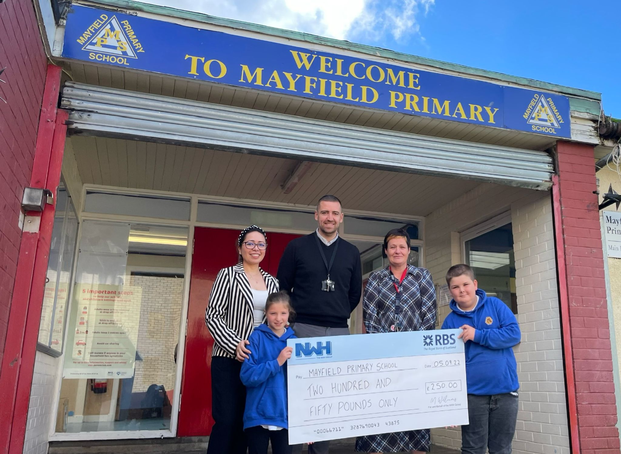 The NWH Group supports the children of Mayfield Primary