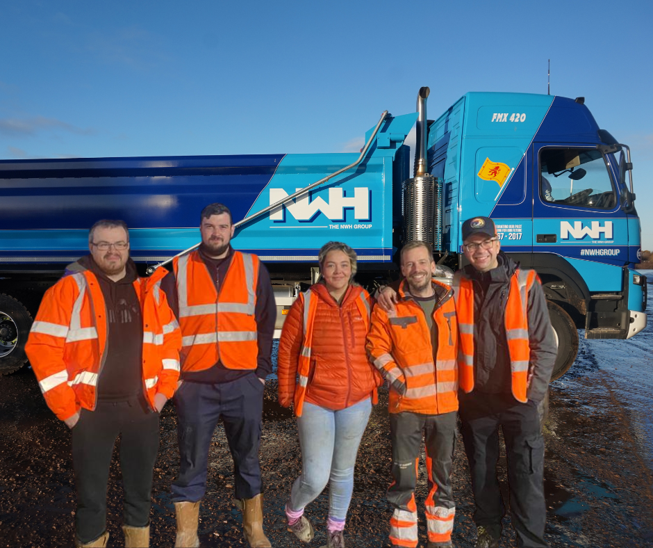 First drivers on the road through our new HGV Driving School